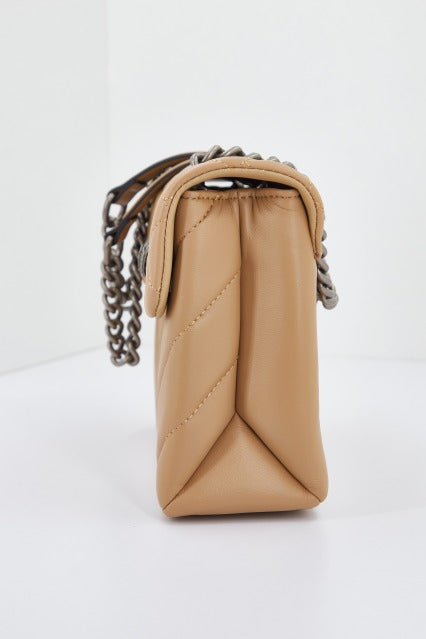 KURT GEIGER LONDON LEATHER KENSINGTON X BA en color MARRON CLARO (1)