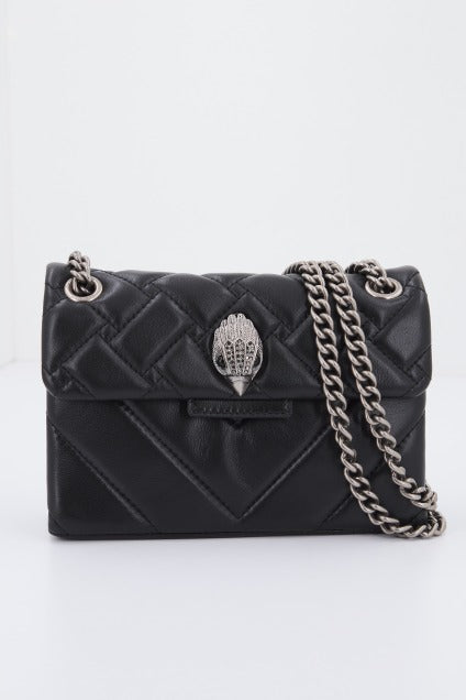 KURT GEIGER LONDON LEATHER MINI KENSINGTON en color NEGRO (2)