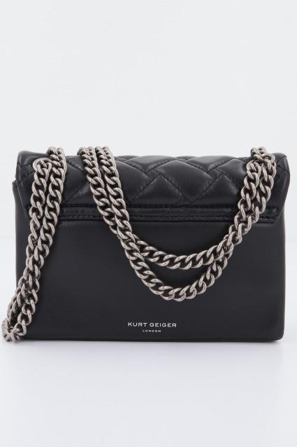 KURT GEIGER LONDON LEATHER MINI KENSINGTON en color NEGRO (3)