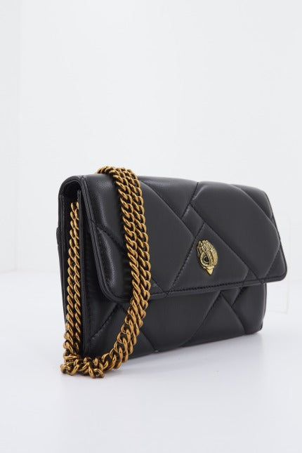 KURT GEIGER LONDON KENSINGTON QUILT WALLET en color NEGRO (2)