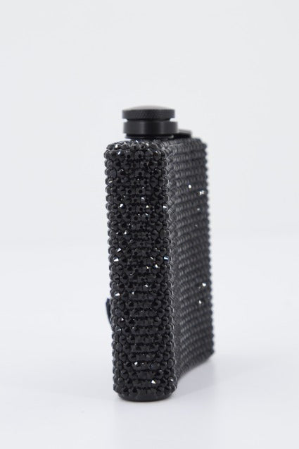 KURT GEIGER LONDON CRYSTAL FLASK en color NEGRO (2)