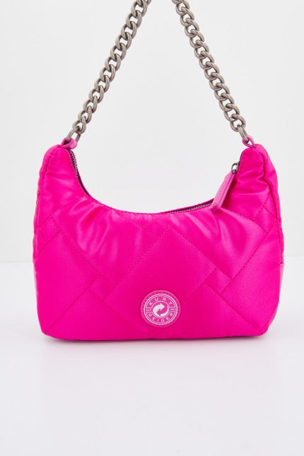KURT GEIGER LONDON RECYCLED MULTI CROSS BODY en color ROSA (3)