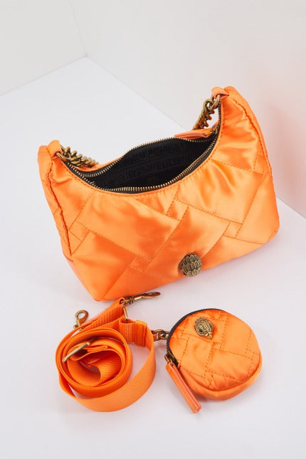 KURT GEIGER LONDON RECYCLED MULTI CROSS BODY en color NARANJA (4)