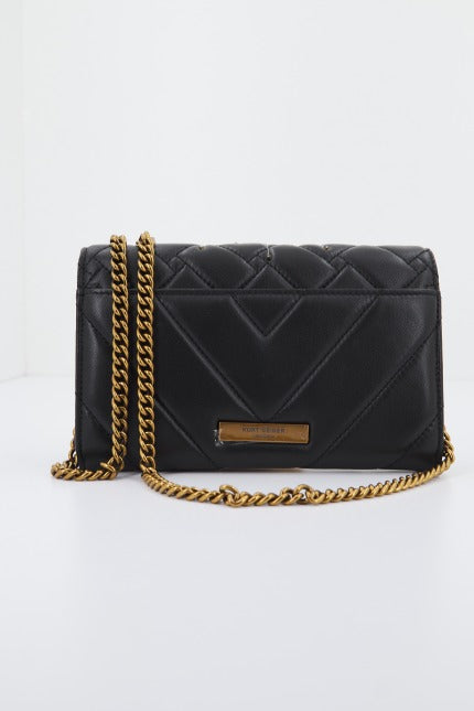 KURT GEIGER LONDON KENSINGTON CH WALLET EY en color NEGRO (3)