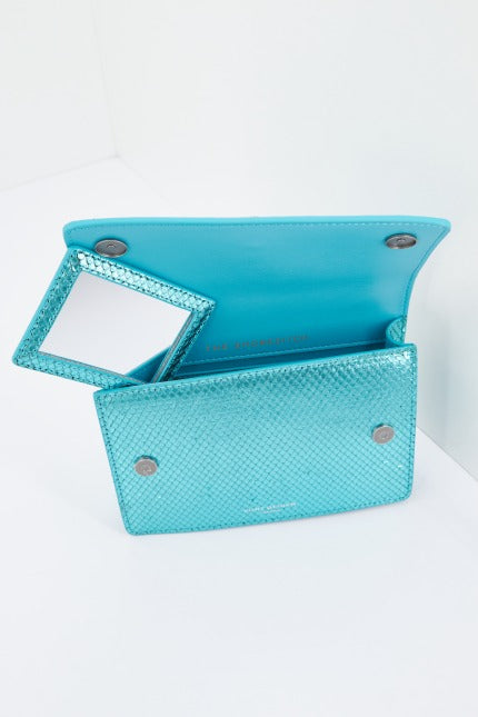 KURT GEIGER LONDON SHOREDITCH SM CROSS BODY en color AZUL (4)