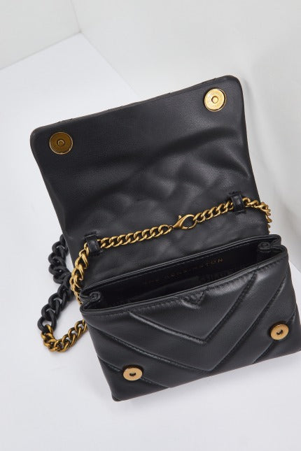 KURT GEIGER LONDON MINI KENSINGTON FLAP en color NEGRO (4)