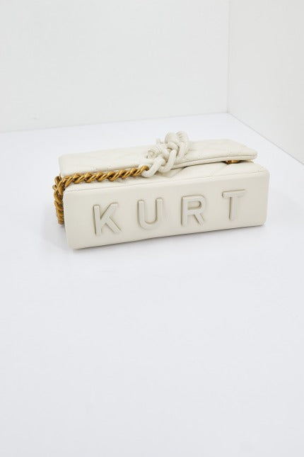 KURT GEIGER LONDON MINI KENSINGTON FLAP en color BEIS (3)