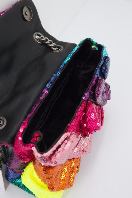 KURT GEIGER LONDON SEQUIN RUFFLES MINI KEN en color MULTICOLOR (4)