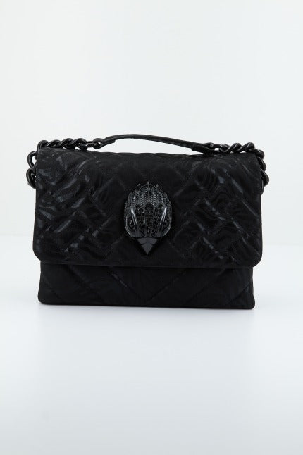 KURT GEIGER LONDON LEATHER KENSINGTON BAG en color NEGRO (2)
