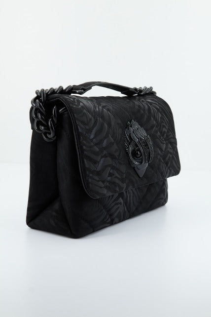 KURT GEIGER LONDON LEATHER KENSINGTON BAG en color NEGRO (1)