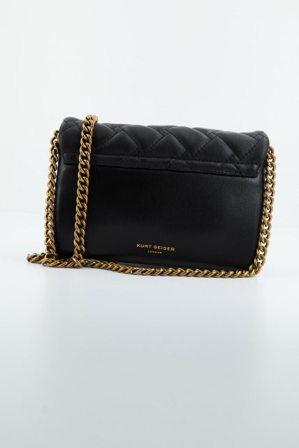 KURT GEIGER LONDON LEATHER MINI KENSINGTON en color NEGRO (3)
