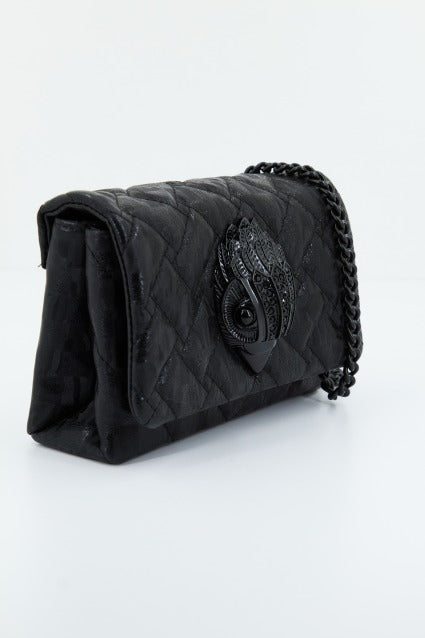 KURT GEIGER LONDON LEATHER MINI KENSINGTON en color NEGRO (2)