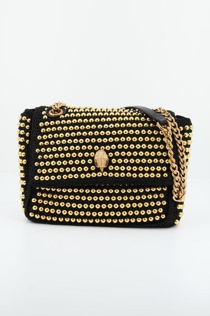 KURT GEIGER LONDON CROCHET KENSINGTON STUD en color NEGRO (1)