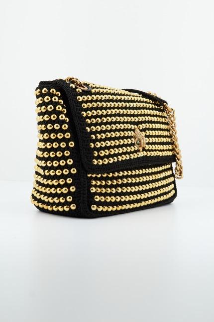 KURT GEIGER LONDON CROCHET KENSINGTON STUD en color NEGRO (2)
