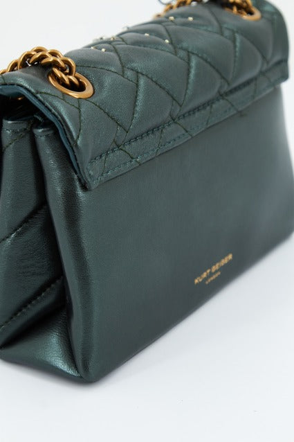 KURT GEIGER LONDON LTHR MINI KENSINGTO en color VERDE (2)