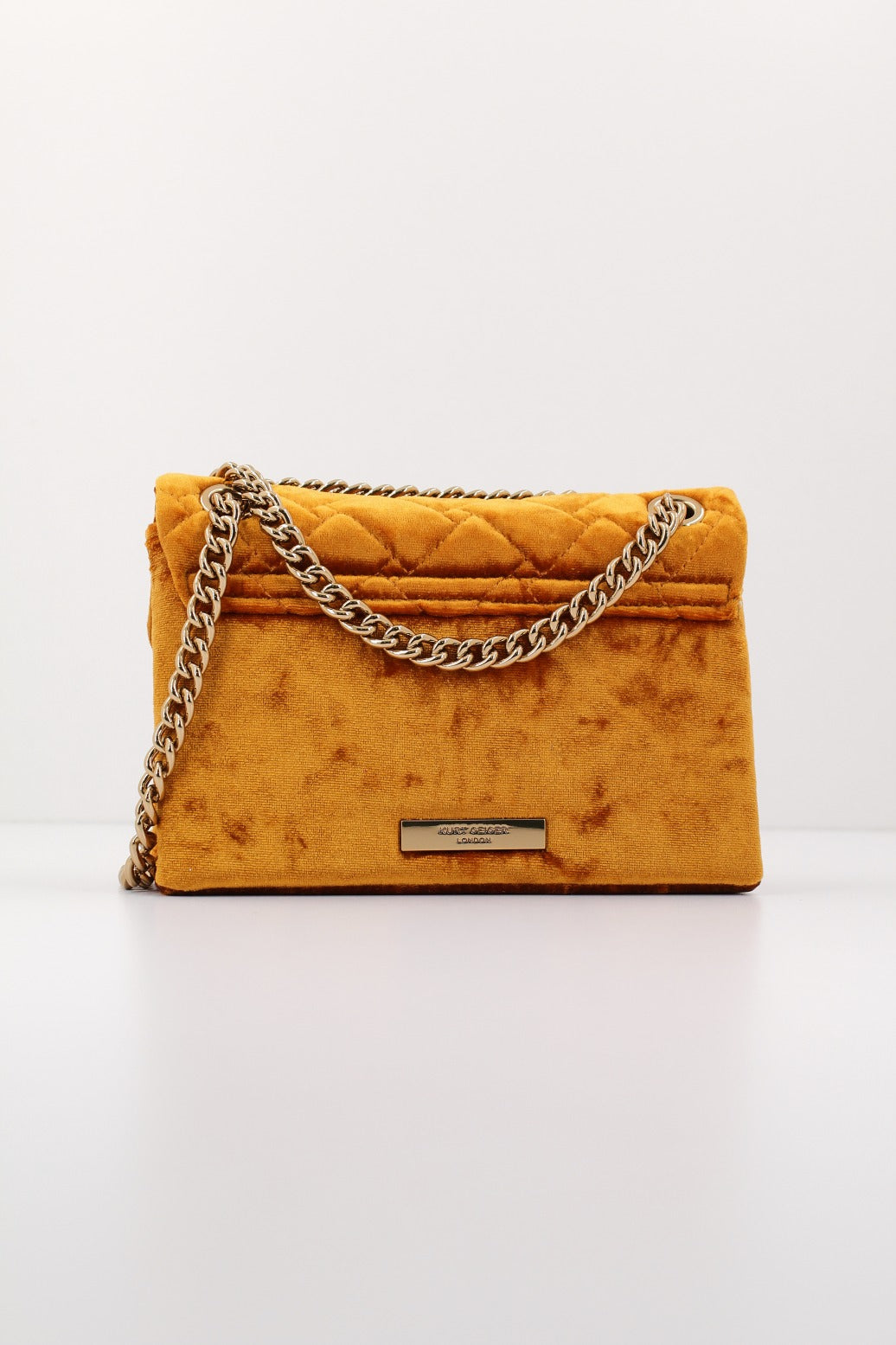 KURT GEIGER LONDON MINI KENSINGTON CRYSTALS en color NARANJA (3)