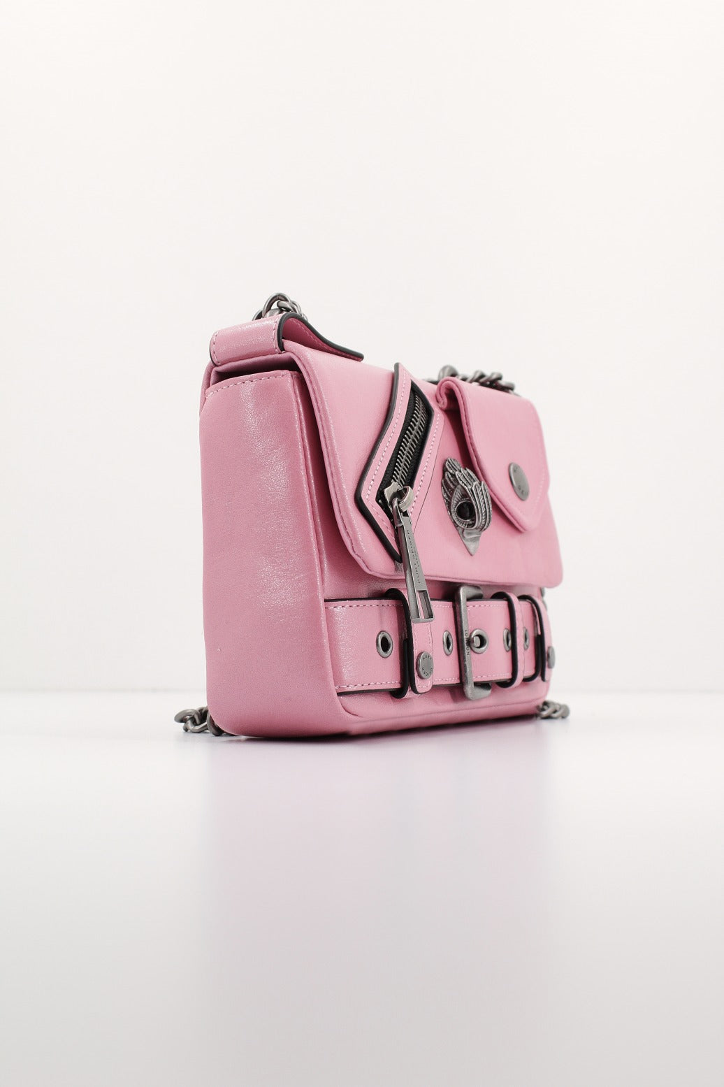 KURT GEIGER LONDON -HACKNEY SM BAG en color ROSA (3)