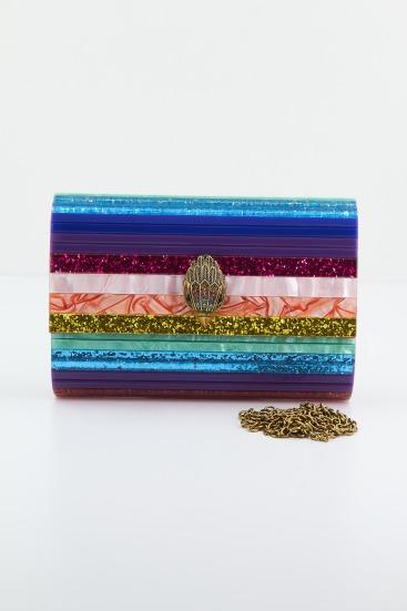 KURT GEIGER LONDON PARTY EAGLE CLUTCH en color MULTICOLOR (1)
