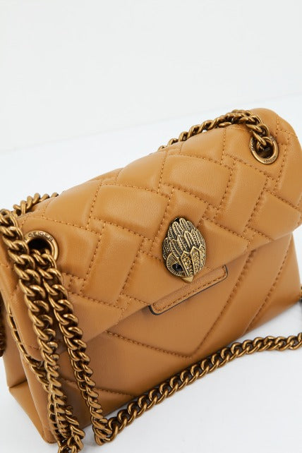 KURT GEIGER LONDON LEATHER MINI KENSING en color AMARILLO (3)