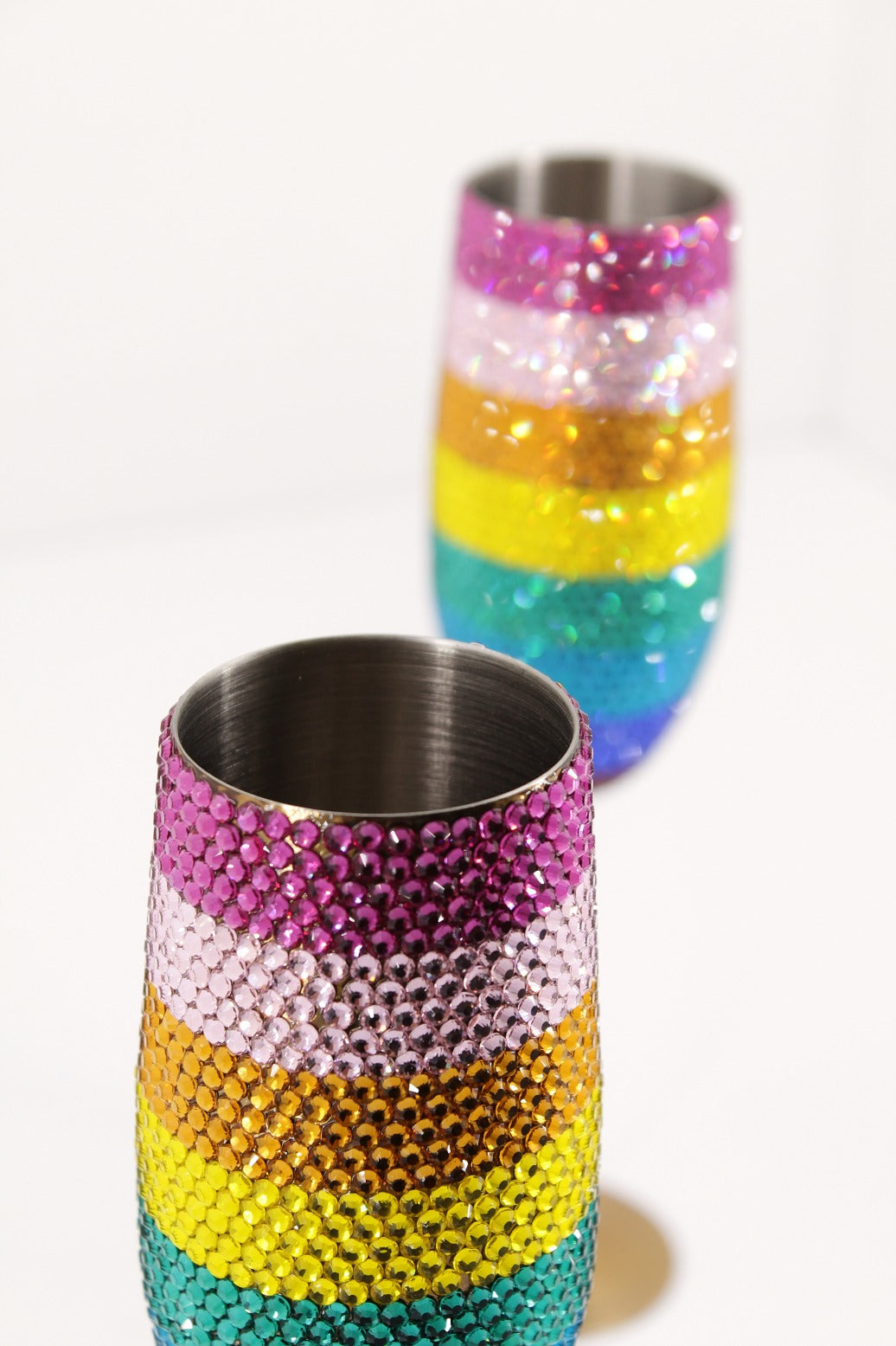 KURT GEIGER LONDON CRYSTAL CHAMPAGNE GLASSES en color MULTICOLOR (4)