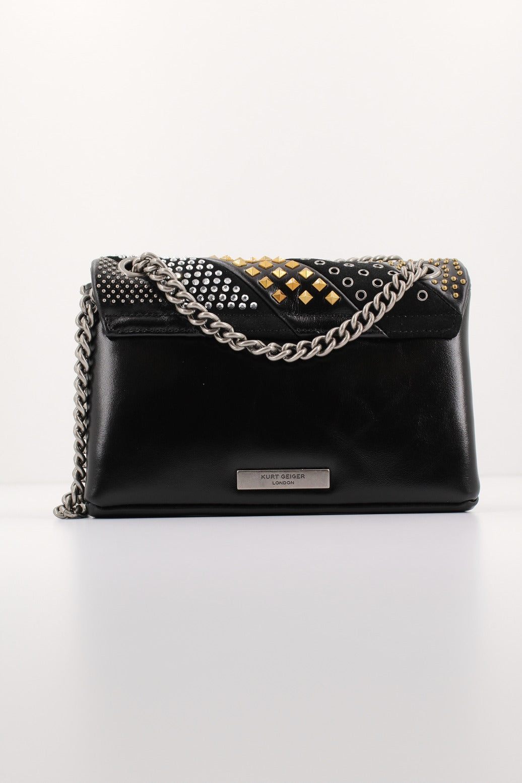 KURT GEIGER LONDON -MINI KENSINGTON STU en color NEGRO (3)