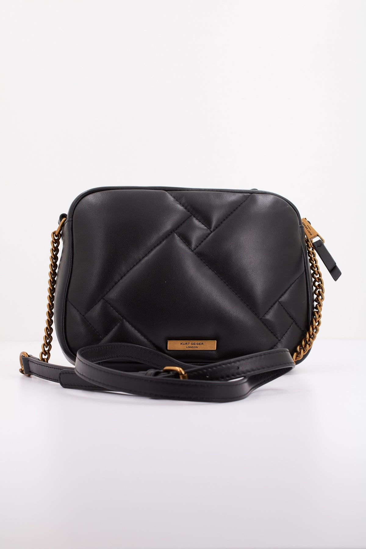 KURT GEIGER LONDON KENSINGTON PUFF CAMERA en color NEGRO (3)