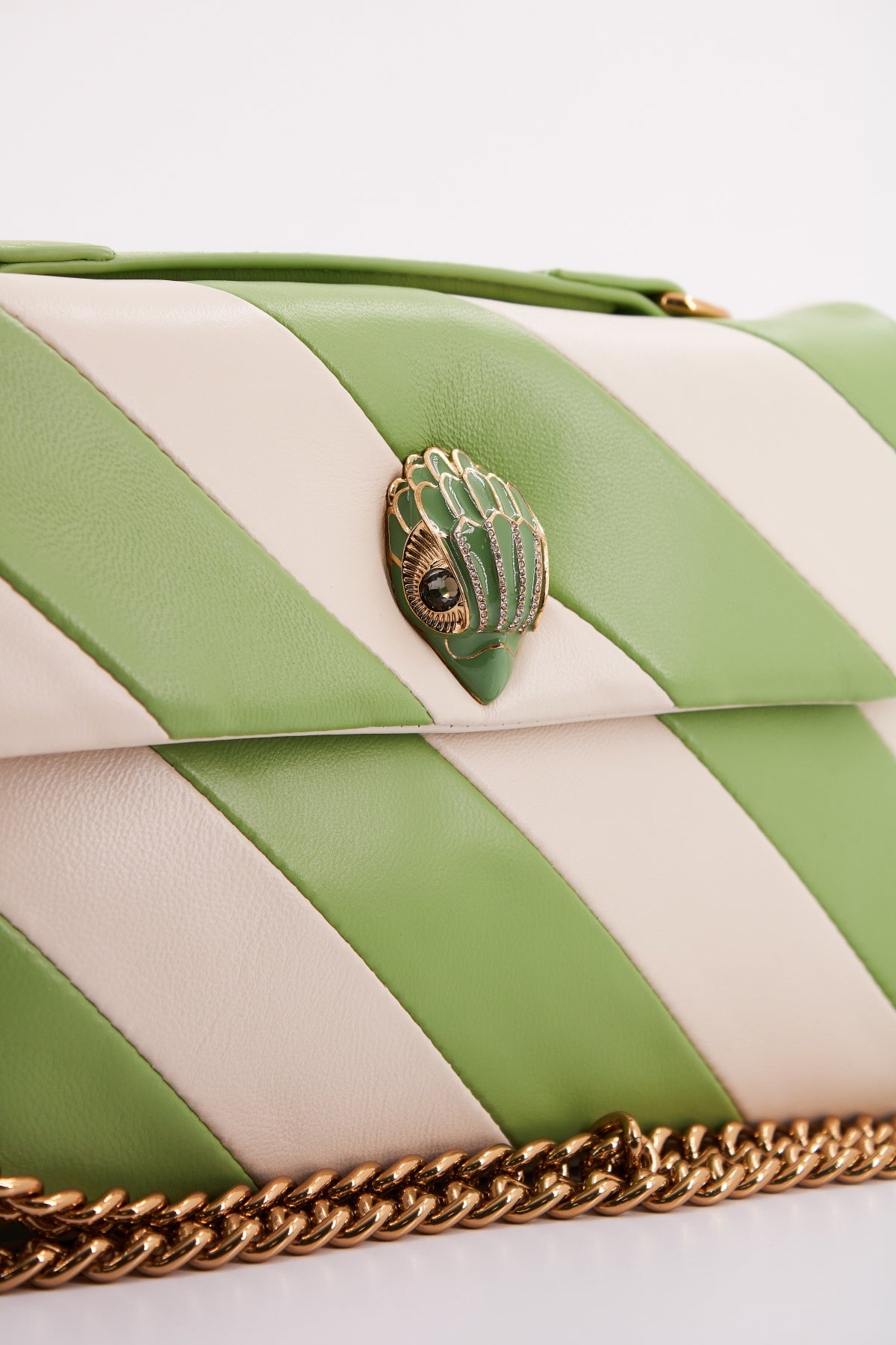KURT GEIGER LONDON MD KENSINGTON BAG L en color VERDE (4)