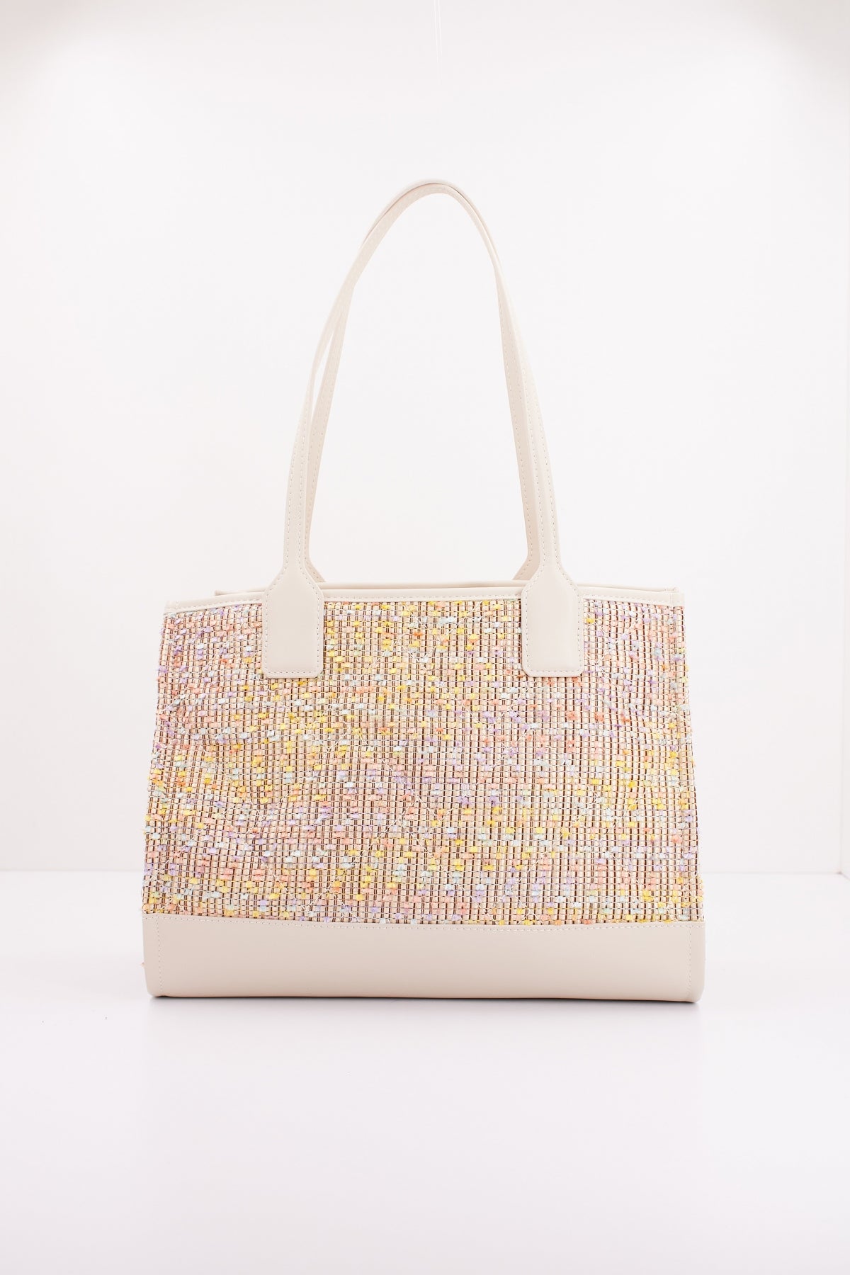 KURT GEIGER LONDON RAFFIA SQ SM SHOPPER en color BEIS (3)