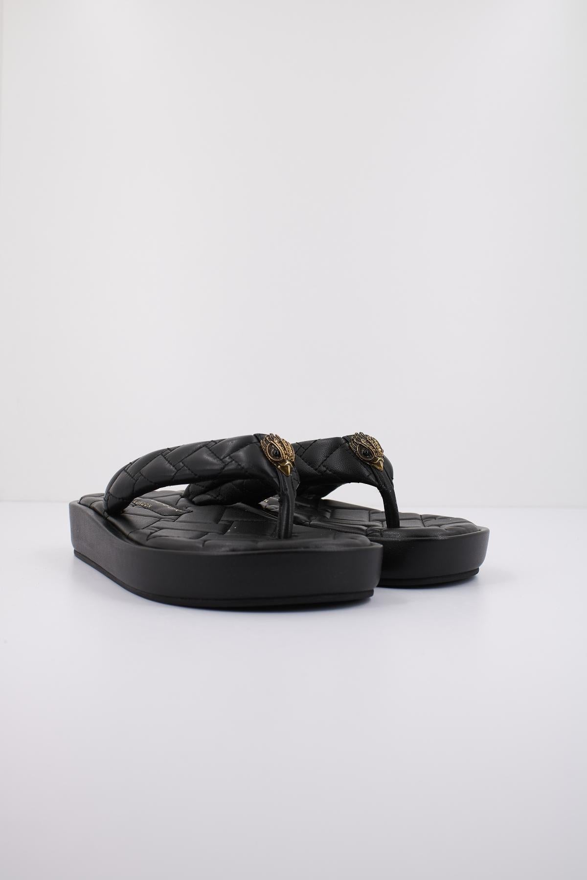 KURT GEIGER LONDON KENSINGTON PUFF FLIP FL en color NEGRO (2)