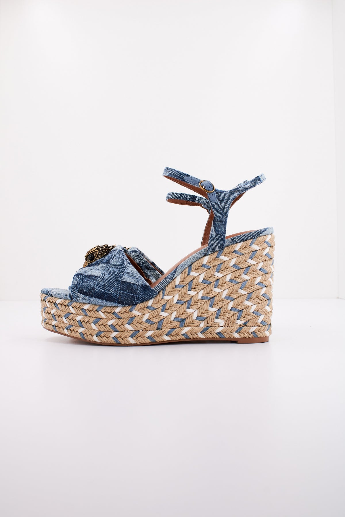 KURT GEIGER LONDON KENSINGTON ESPADRIL en color AZUL (1)