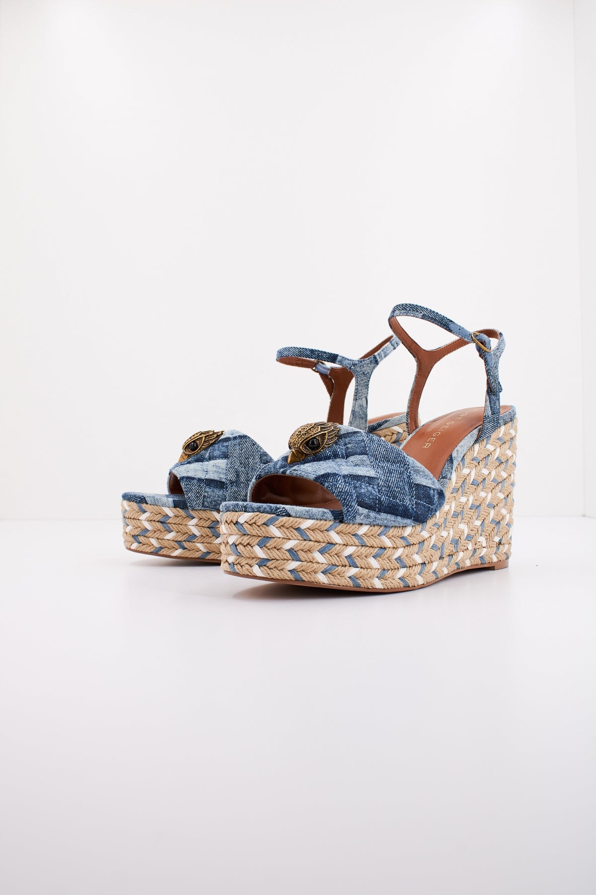 KURT GEIGER LONDON KENSINGTON ESPADRIL en color AZUL (2)