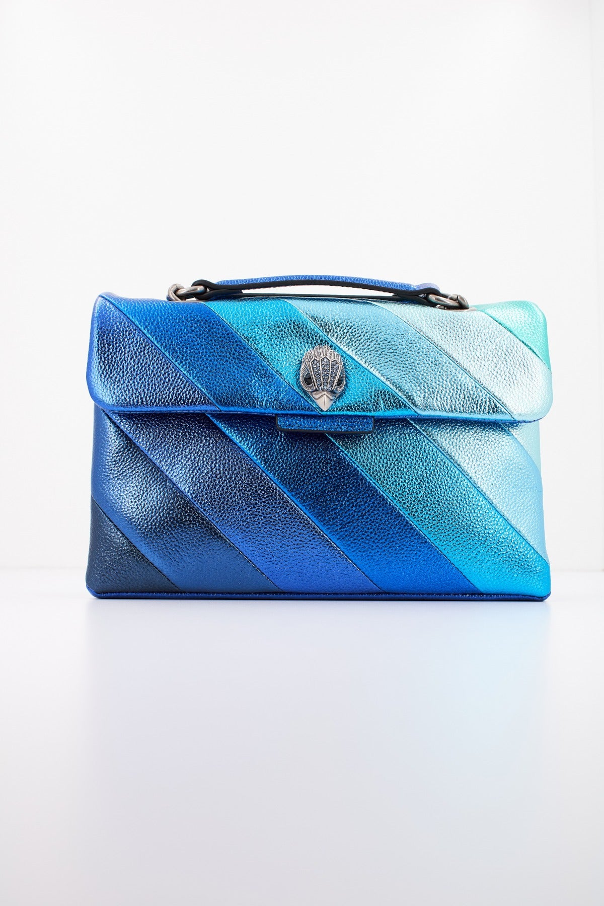 KURT GEIGER LONDON KENSINGTON LEATHER en color AZUL (1)