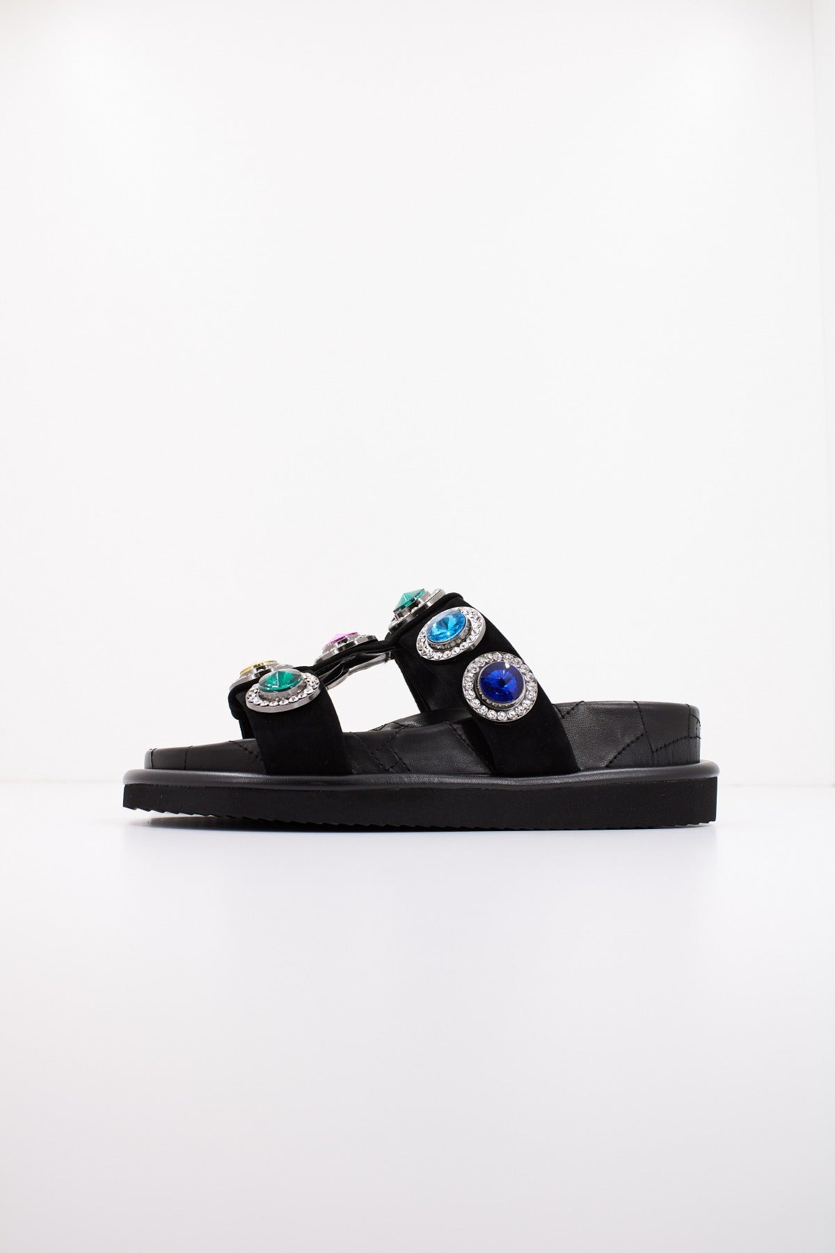 KURT GEIGER LONDON ORSON CRYSTAL SANDAL en color NEGRO (1)