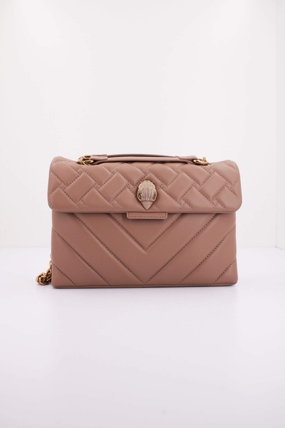 KURT GEIGER LONDON KENSINGTON BAG E en color MARRON (1)