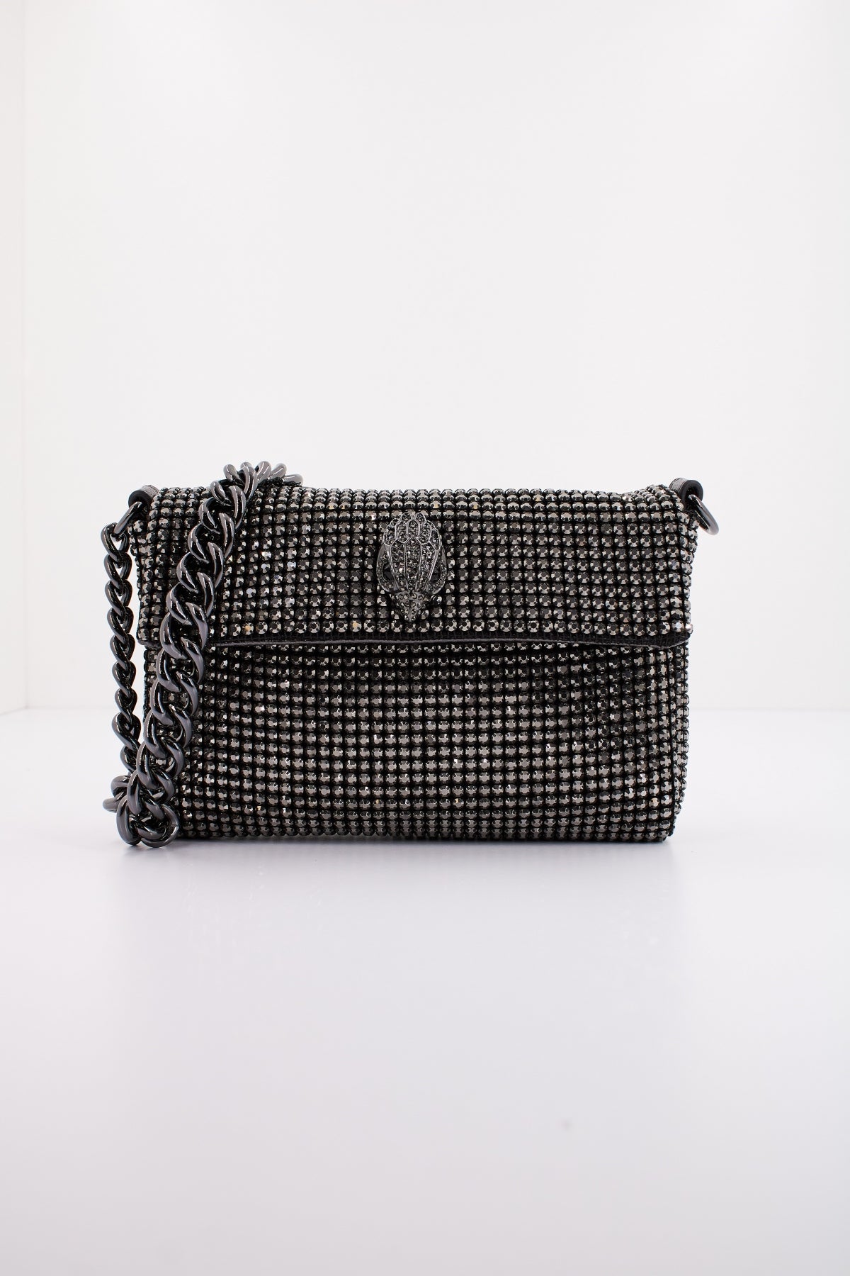 KURT GEIGER LONDON SM PARTY SHOULDER BAG en color GRIS (1)
