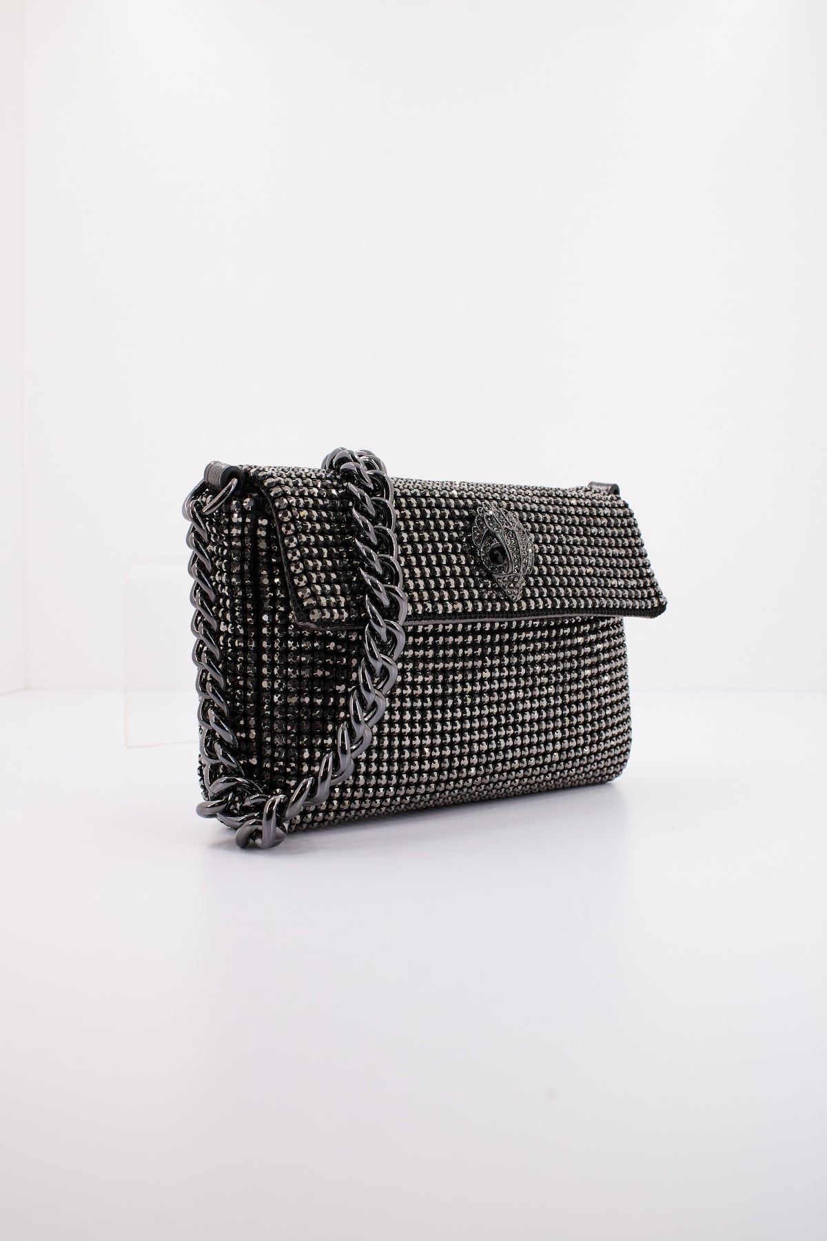 KURT GEIGER LONDON SM PARTY SHOULDER BAG en color GRIS (2)