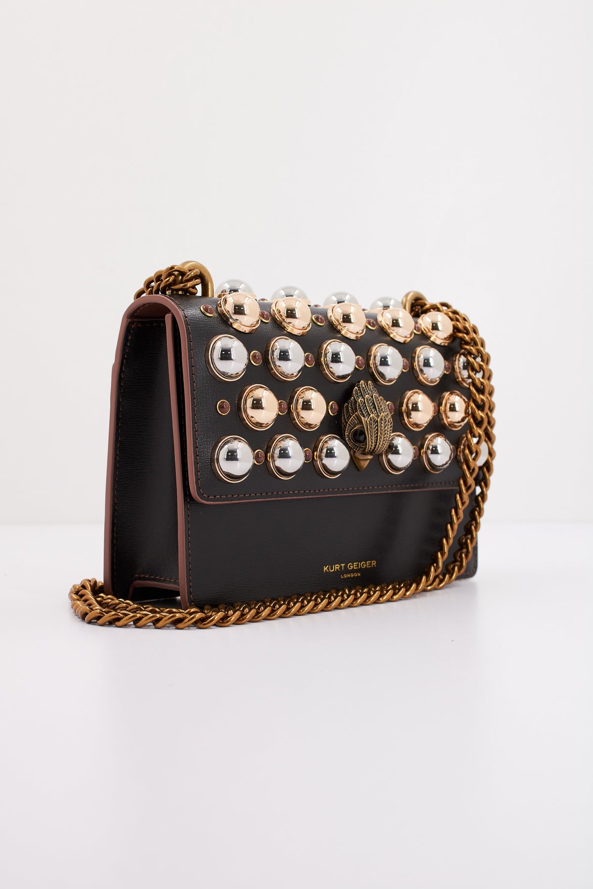 KURT GEIGER LONDON SHOREDITJ SM XBODY STUD en color NEGRO (2)