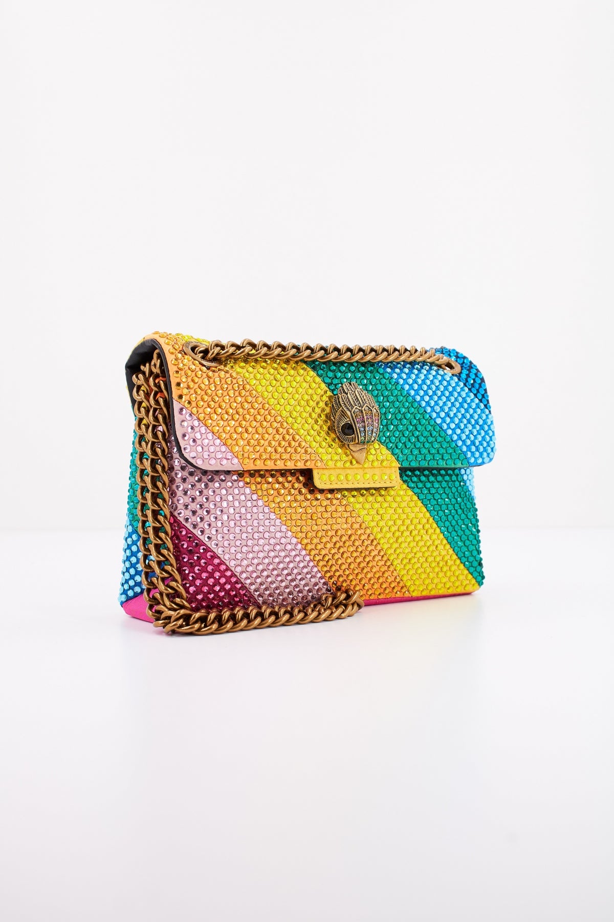KURT GEIGER LONDON FABRIC MINI KENSINGTON en color MULTICOLOR (2)