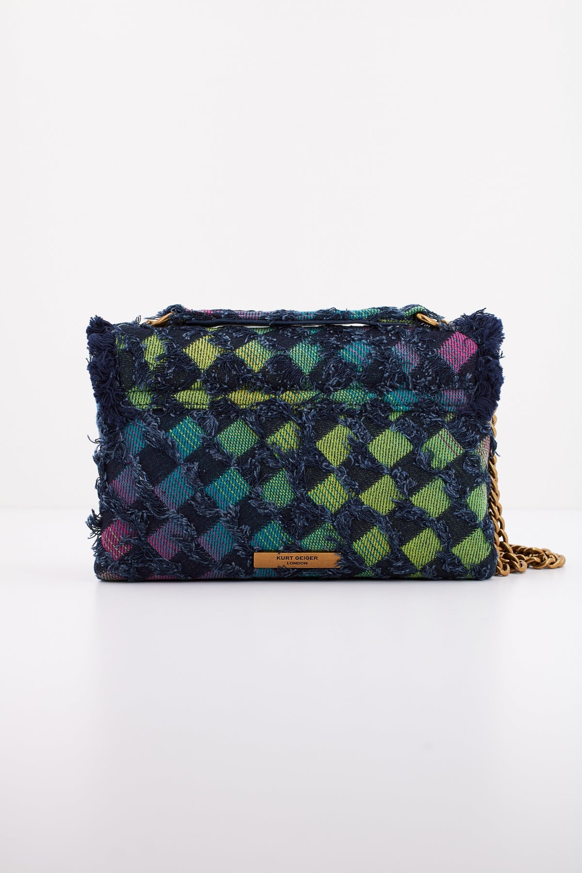 KURT GEIGER LONDON DENIM MD KENSINGTON en color AZUL (3)