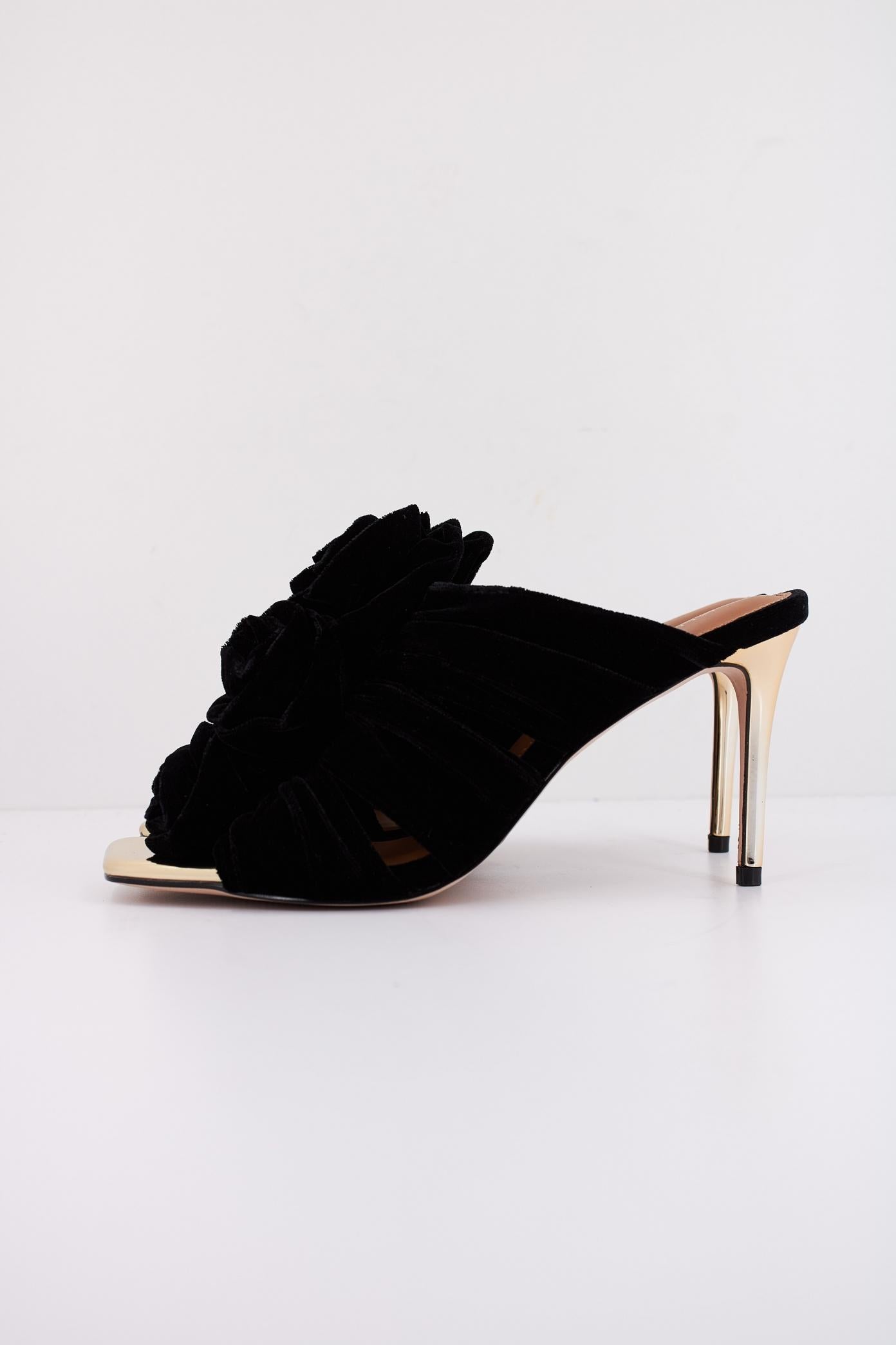 KURT GEIGER LONDON BLOOM MULE en color NEGRO (1)