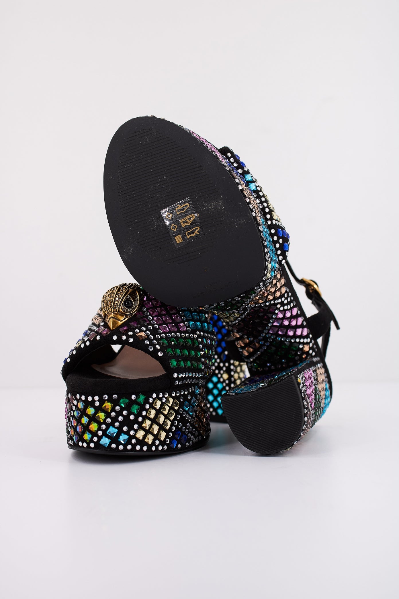 KURT GEIGER LONDON KENSINGTON PLATFORM SDL en color NEGRO (5)