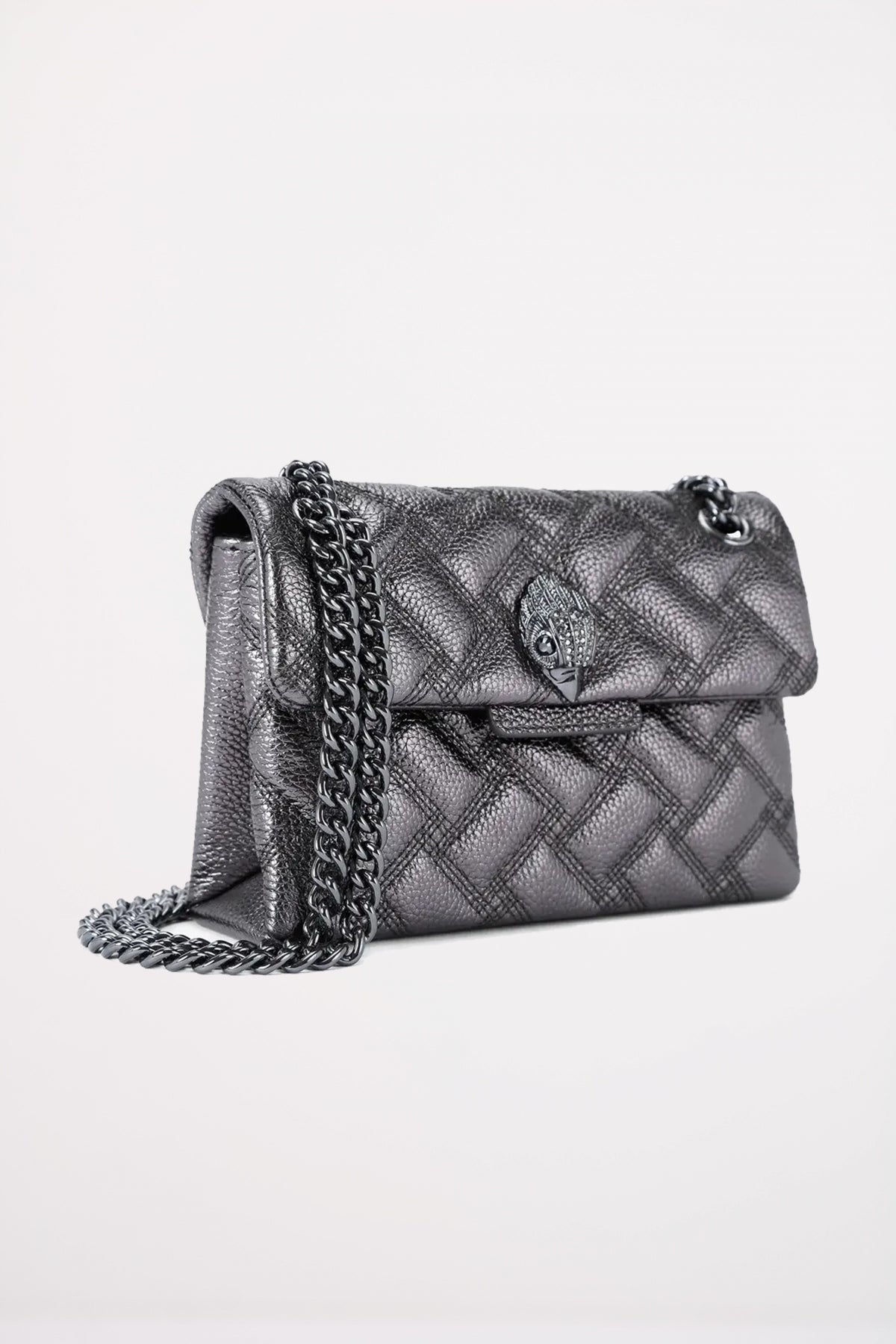 KURT GEIGER LONDON MINI KENSINGTON DRENCH en color GRIS (2)