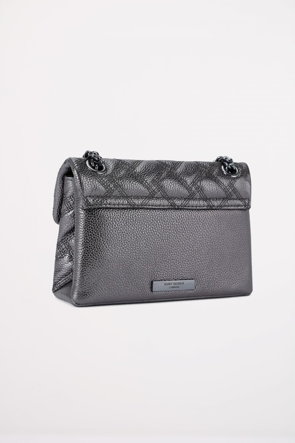 KURT GEIGER LONDON MINI KENSINGTON DRENCH en color GRIS (3)