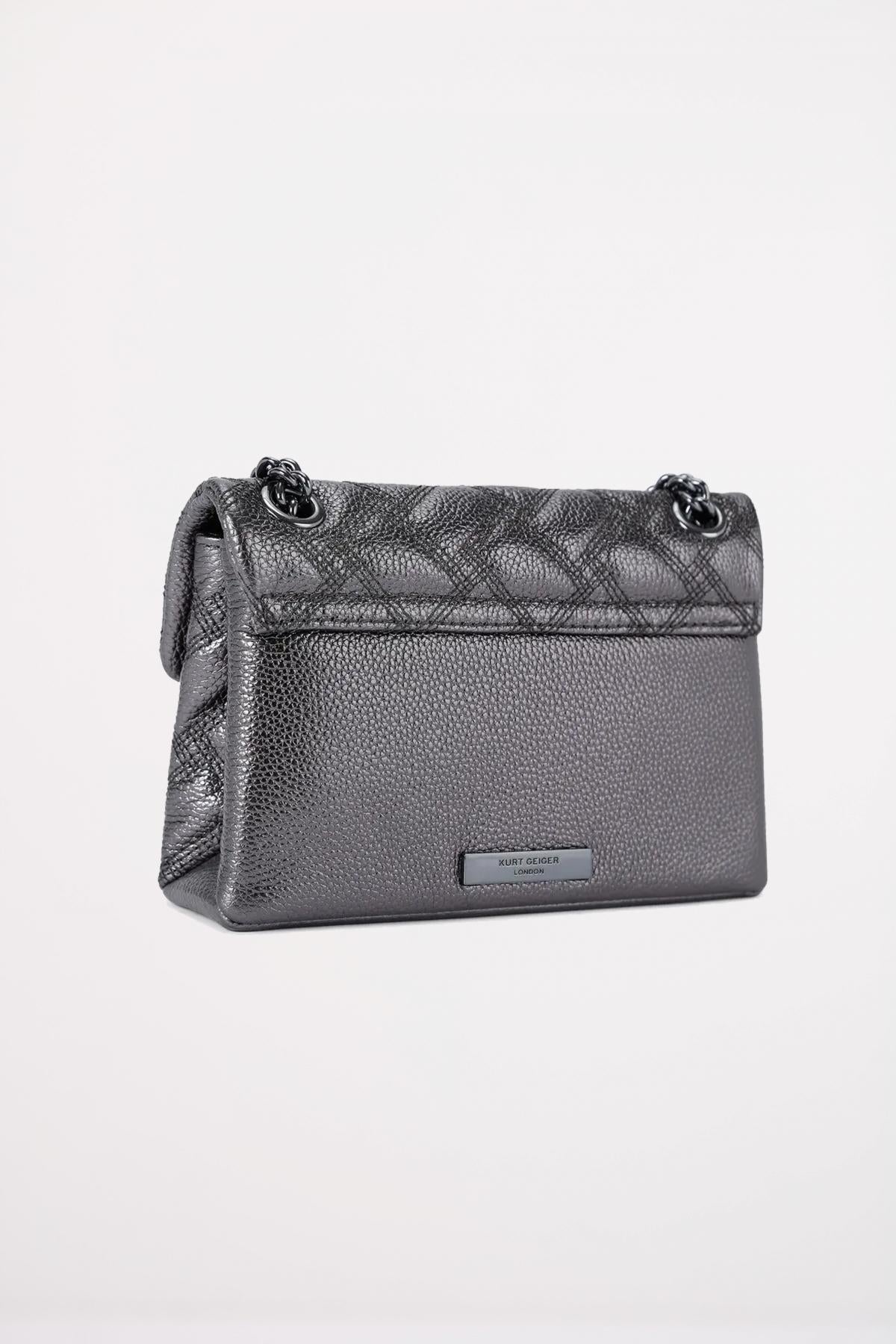 KURT GEIGER LONDON MINI KENSINGTON DRENCH en color GRIS (3)