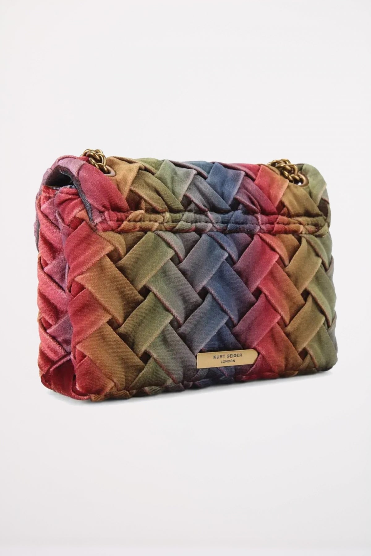 KURT GEIGER LONDON VELVET MINI KENSINGTON en color MULTICOLOR (3)