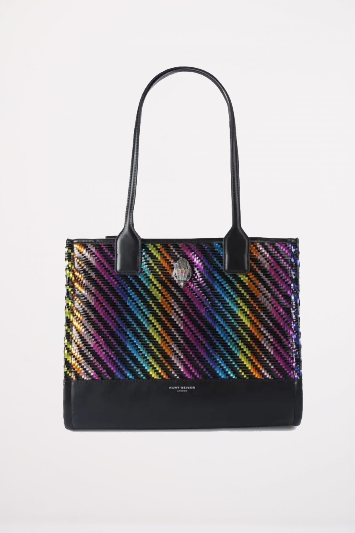 KURT GEIGER LONDON SM KENSINGTON SQ TOTE en color NEGRO (1)