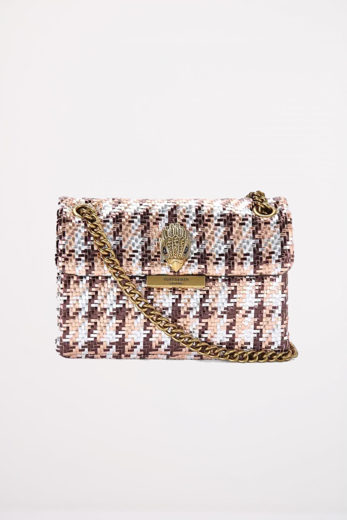KURT GEIGER LONDON MINI KENSINGTON BAG en color ROSA (1)