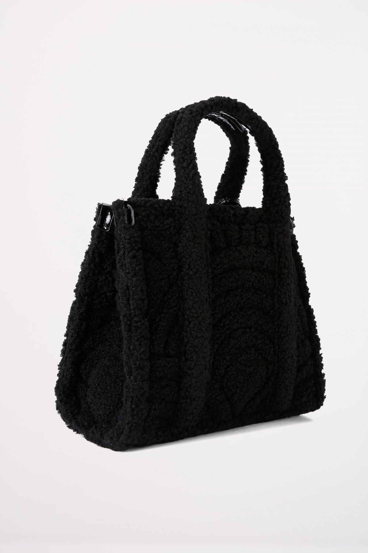 KURT GEIGER LONDON F FUR SM SOUTHBANK TOTE en color NEGRO (3)