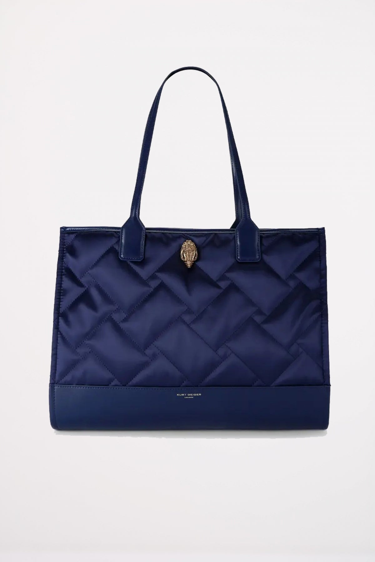 KURT GEIGER LONDON RECYCLED SQ SHOPPER en color AZUL (1)