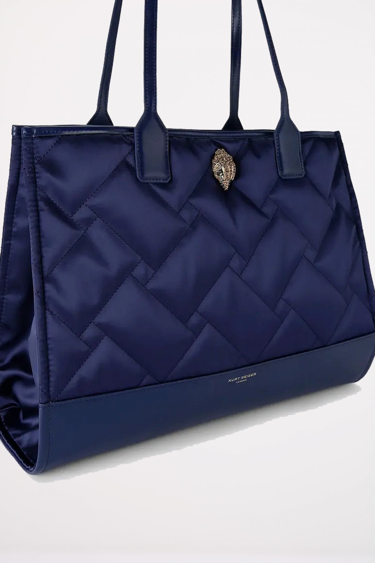 KURT GEIGER LONDON RECYCLED SQ SHOPPER en color AZUL (2)